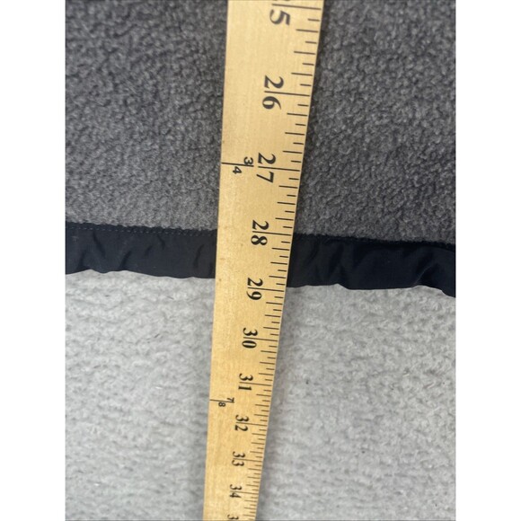 The North Face Denali Jacket Fleece Full Zip Mens Large Gray Black Polartec EUC - Picture 5 of 9